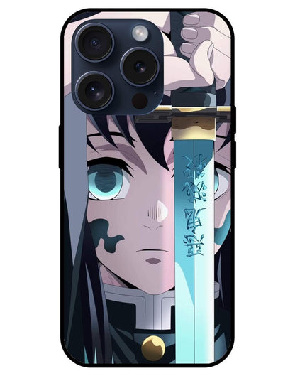 Inusuke Demon Slayer Glossy Glass Back Cover