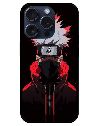 kakashi hatake Glossy Glass Back Cover