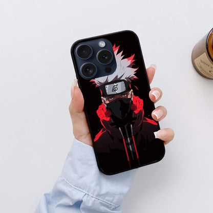 kakashi hatake Glossy Glass Back Cover