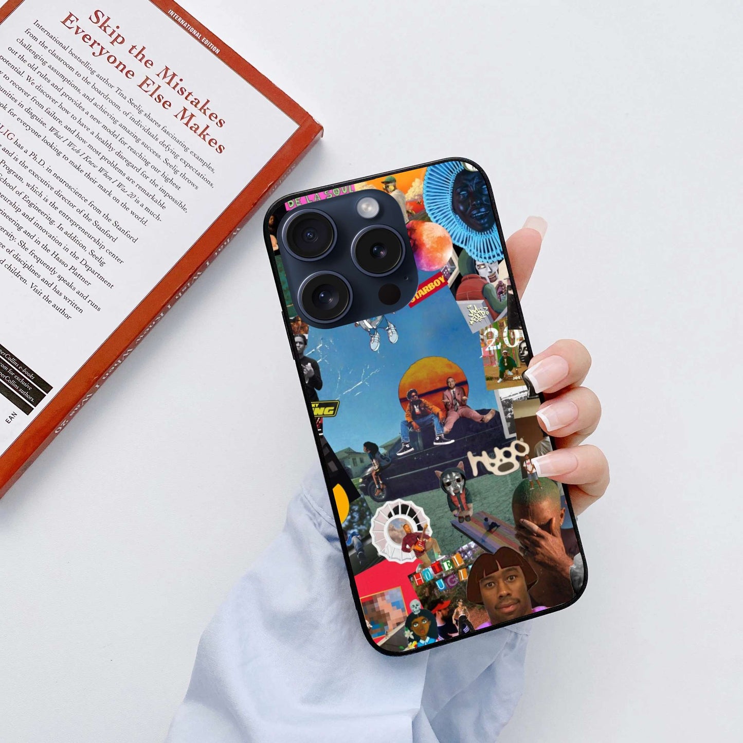 LA Aesthetic Original Glass Glossy Finish Back Cover