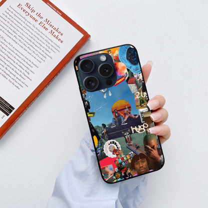 LA Aesthetic Original Glass Glossy Finish Back Cover