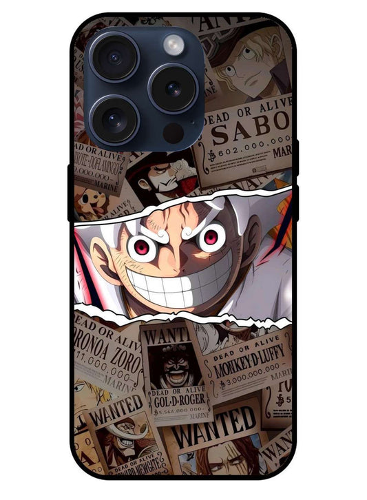 one piece Wanted Original Glass Glossy Finish Back Cover