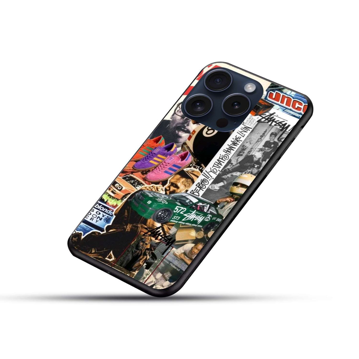 Car Sticker Aesthetic Original Glass Glossy Finish Back Cover