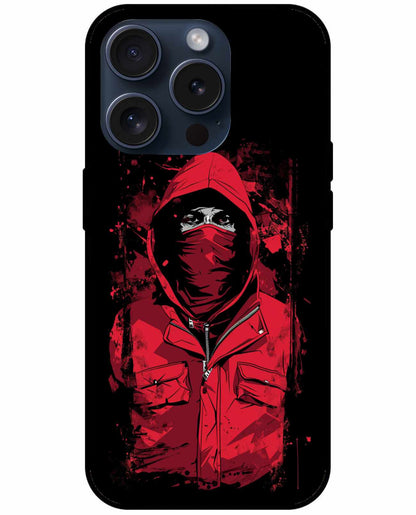Man in red Hood Printed Original Glass Cover
