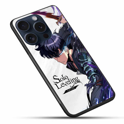 Solo Leveling Arise iPhone Case – Sung Jin-Woo Anime Original Glass Cover