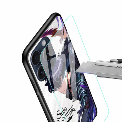 Solo Leveling Arise iPhone Case – Sung Jin-Woo Anime Original Glass Cover