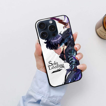 Solo Leveling Arise iPhone Case – Sung Jin-Woo Anime Original Glass Cover
