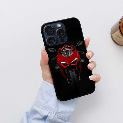Aggressive Red Ducati Front Profile Original Glass Cover
