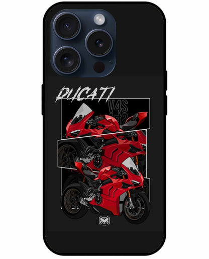 Ducati Panigale V4S Red Edition – Sleek & Bold Original Glass Cover