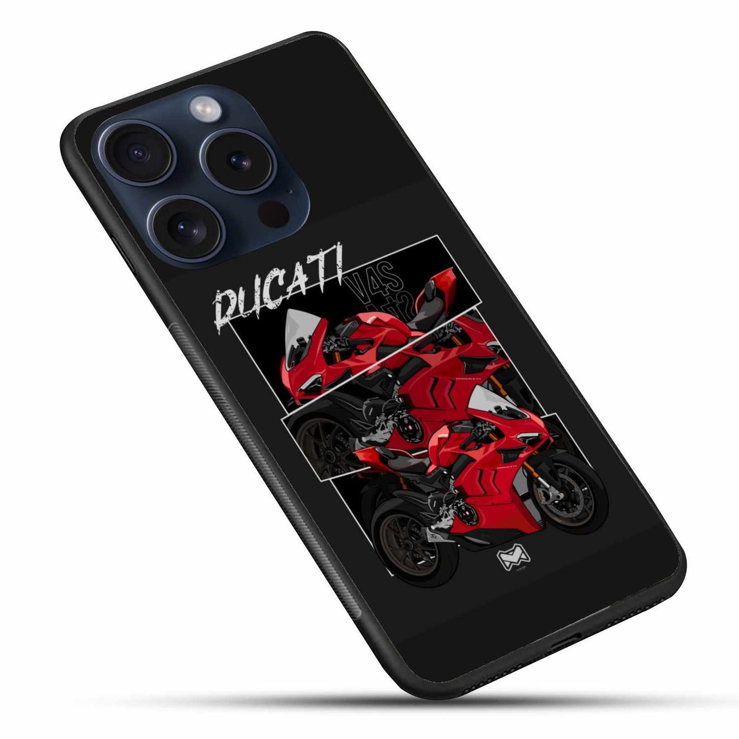 Ducati Panigale V4S Red Edition – Sleek & Bold Original Glass Cover