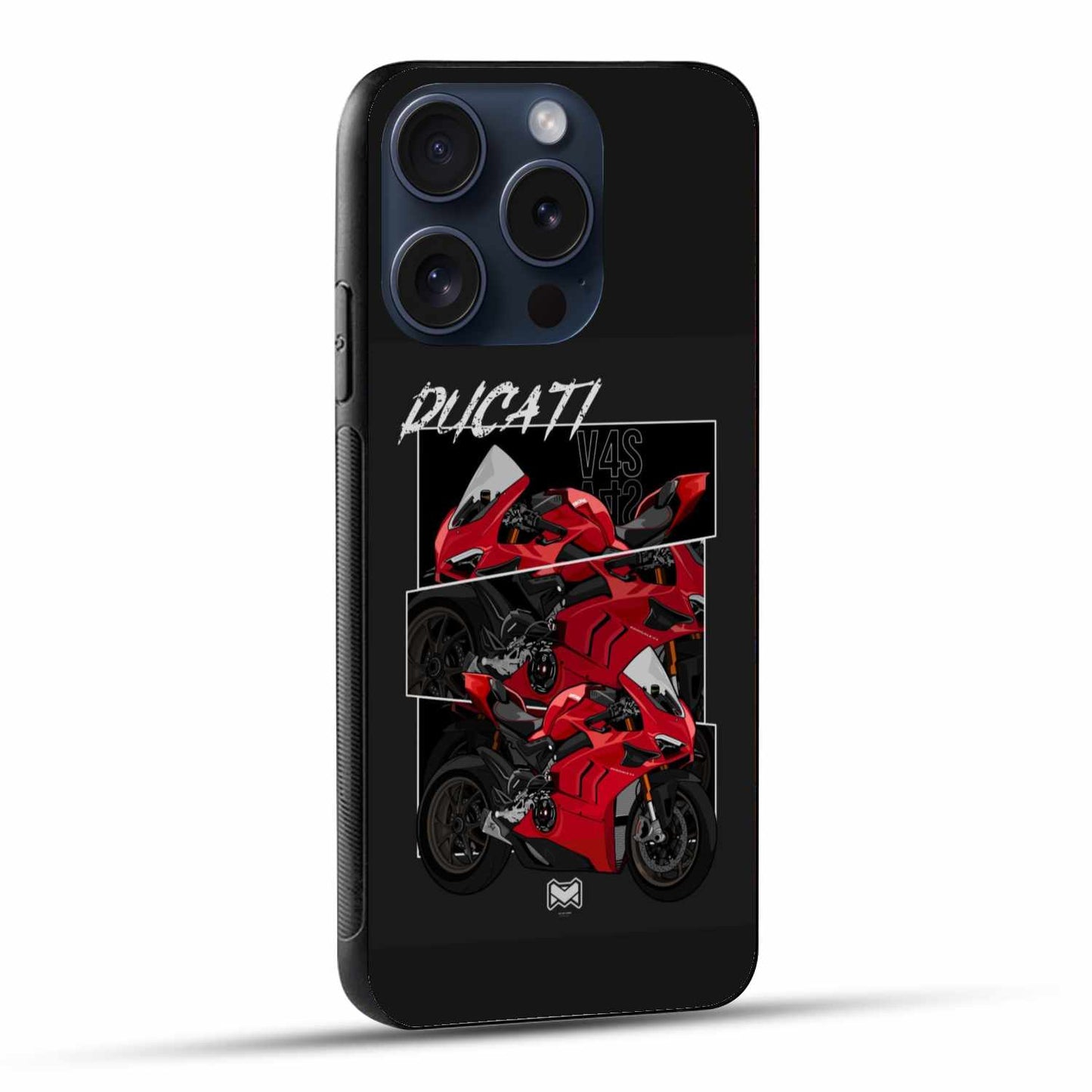 Ducati Panigale V4S Red Edition – Sleek & Bold Original Glass Cover
