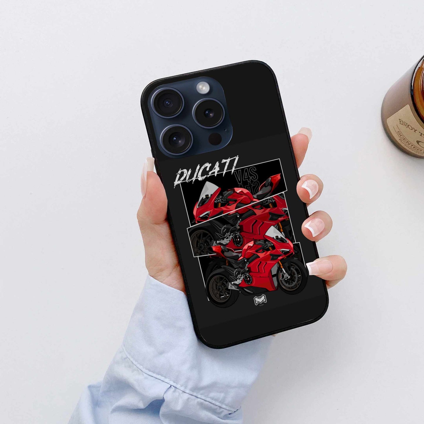 Ducati Panigale V4S Red Edition – Sleek & Bold Original Glass Cover