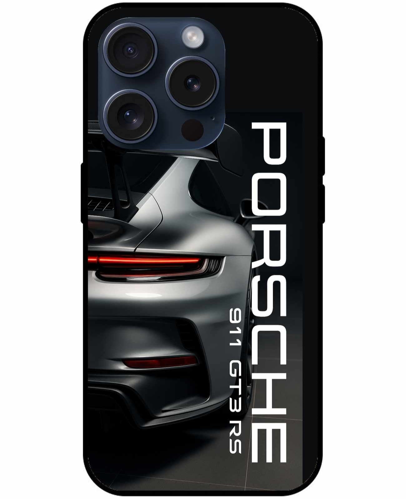 Porsche 911 Back Right Side View  Original Glass Cover