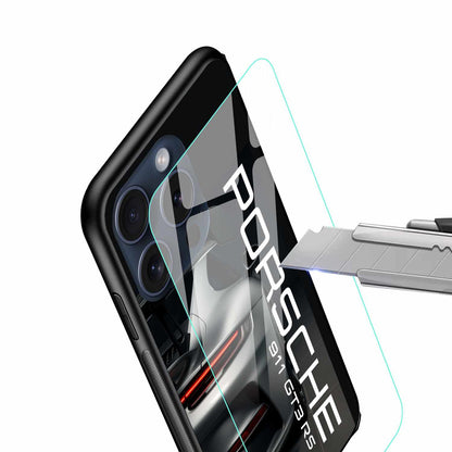 Porsche 911 Back Right Side View  Original Glass Cover