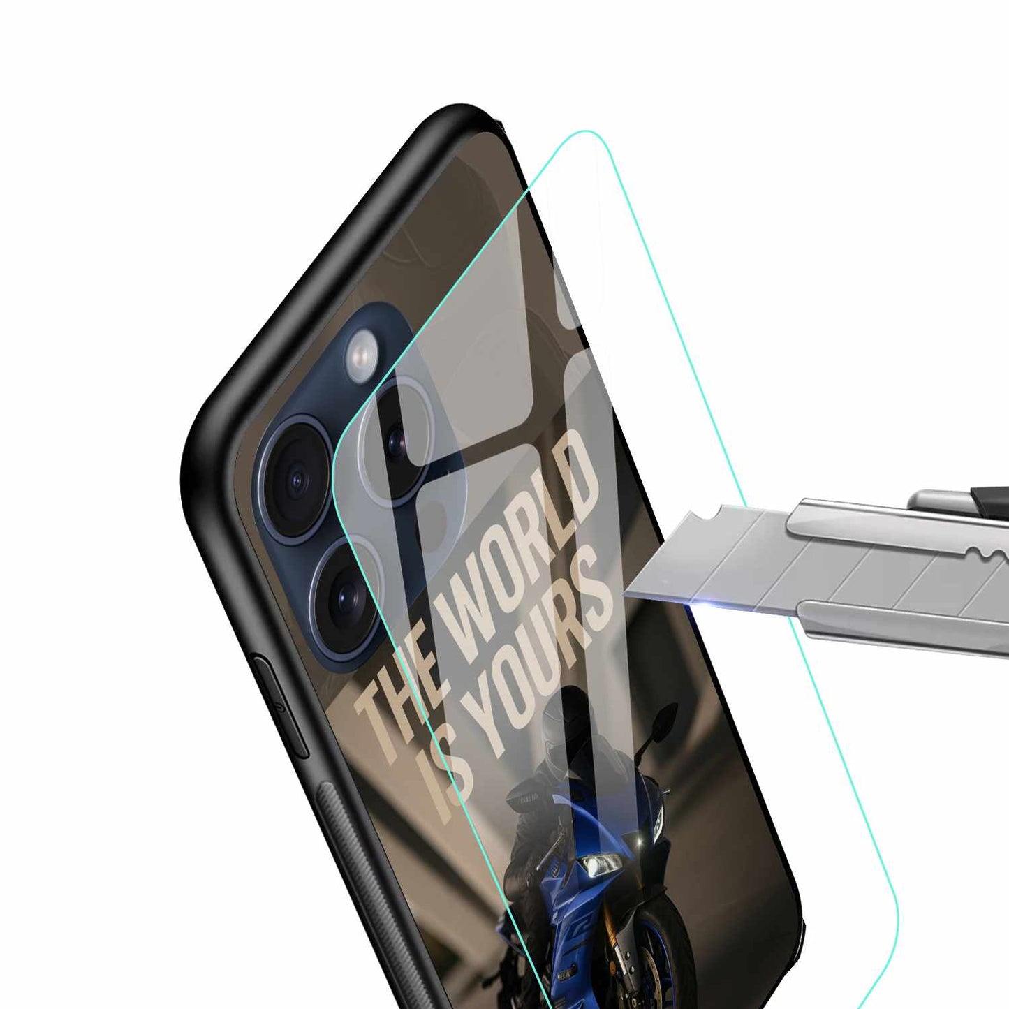 Blue Fury: Own the Ride" Original Glass Cover