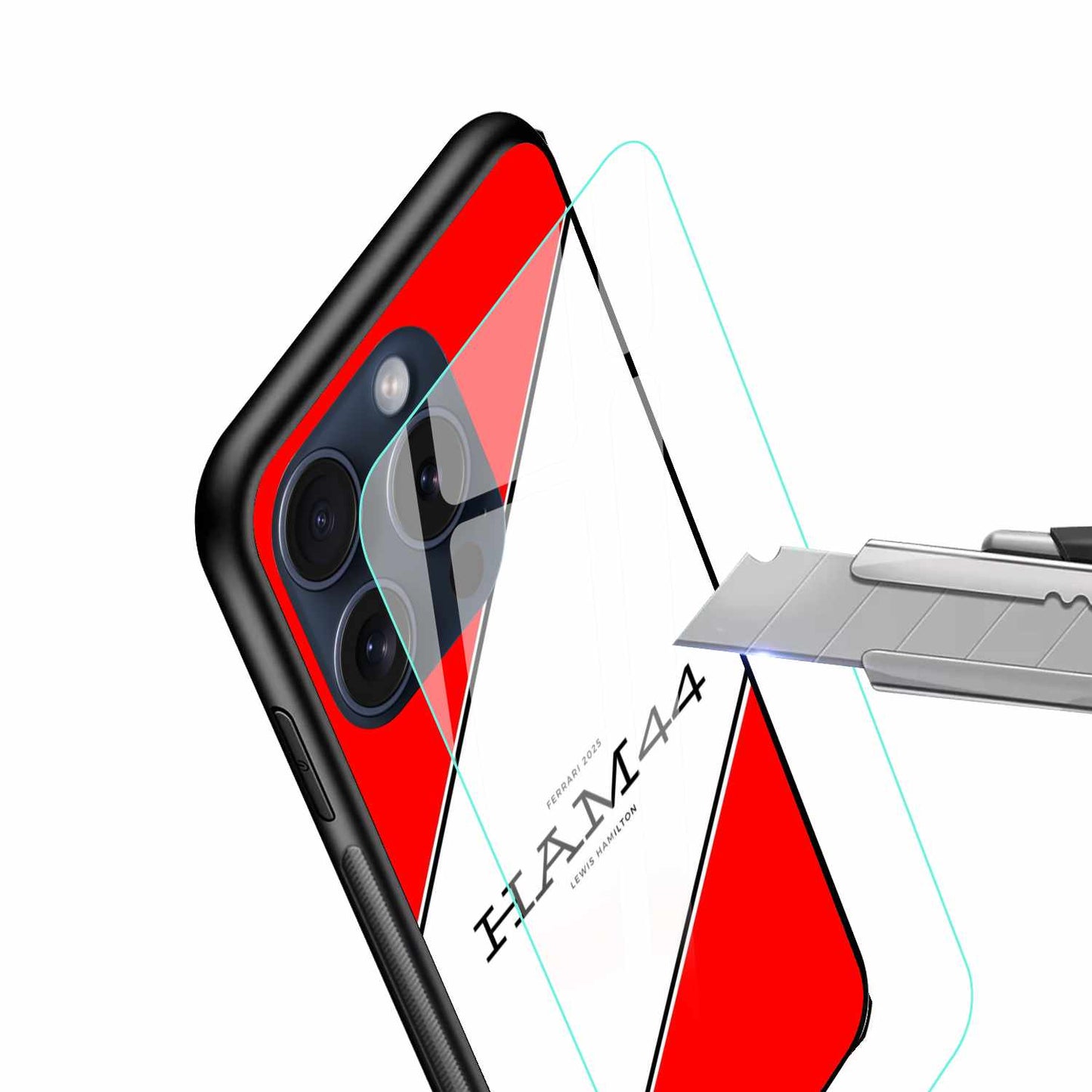 Hamilton 44 Red And White Original Glass Cover