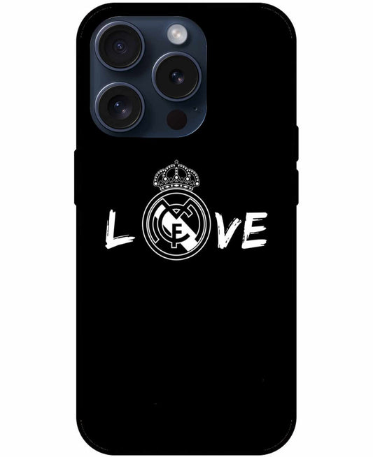 Real Madrid Love Dark Original Glass Cover