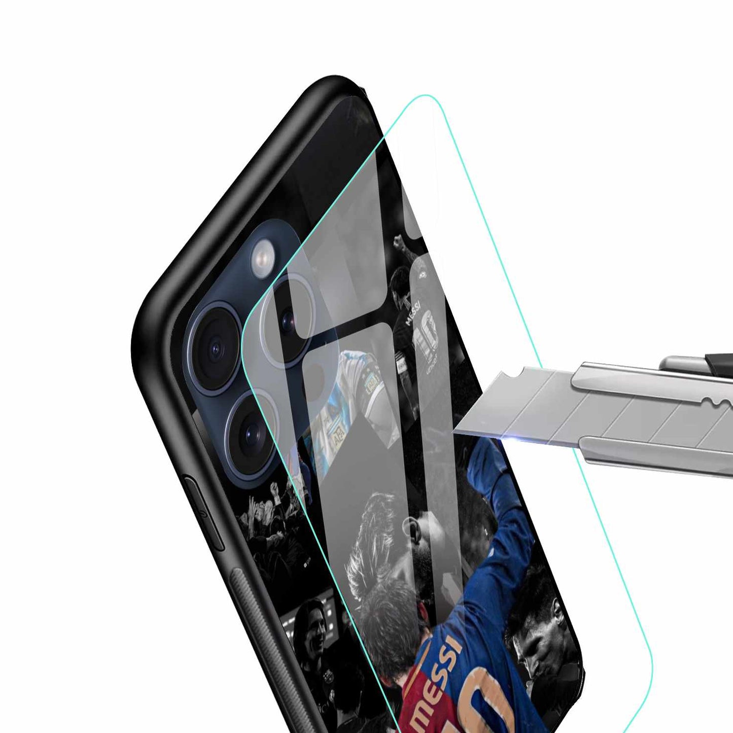 Legendary Messi Collage Case – Iconic Moments Original Glass Cover