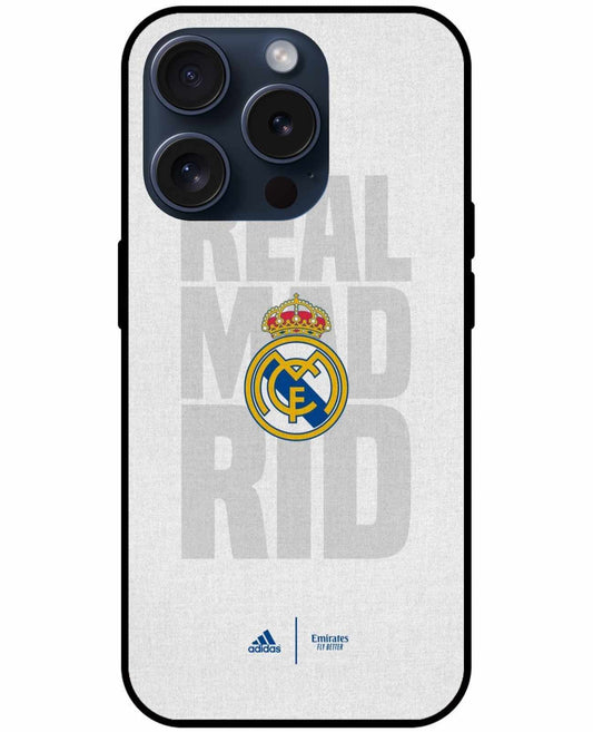 REAL MADRID FC Stripe Logo Original Glass Cover
