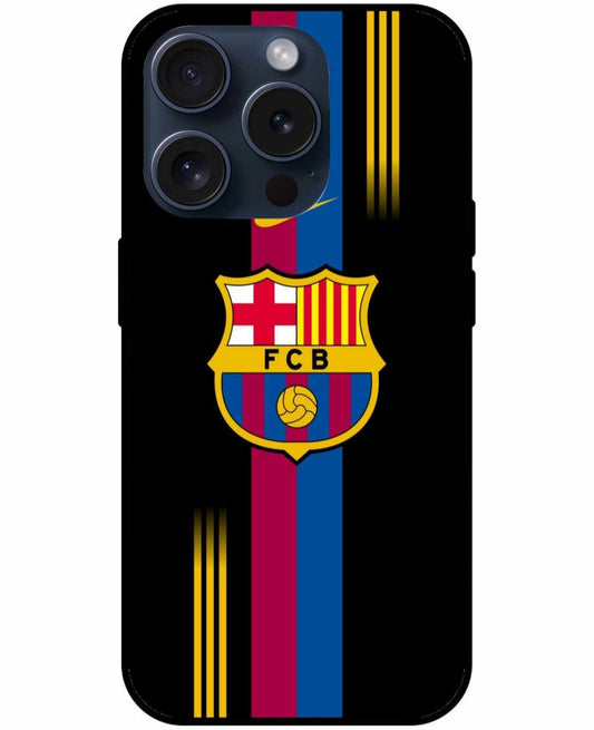 FC Barcelona Stripes Logo Original Glass Cover
