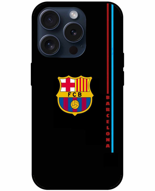 FC Barcelona Black Print  Original Glass Cover