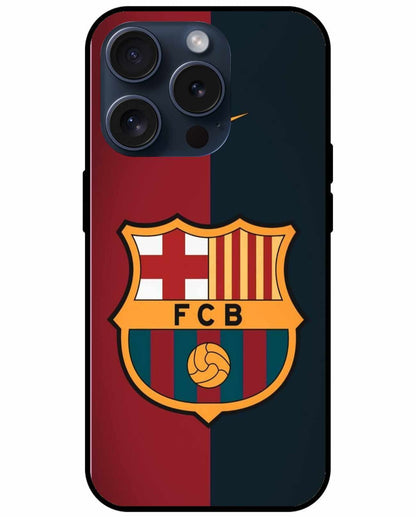 Barcelona Black And Red Logo Original Glass Cover