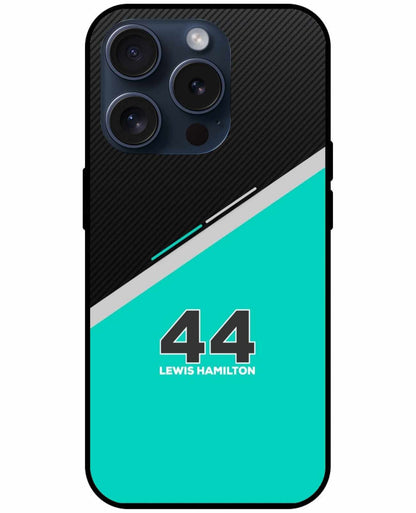 Lewis Hamilton 44 Black Blue Print Original Glass Cover