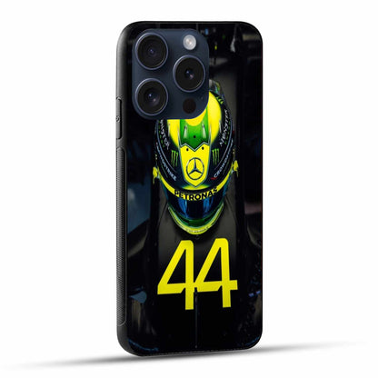 Hamilton #44 – Neon Helmet & Mercedes Power Original Glass Cover