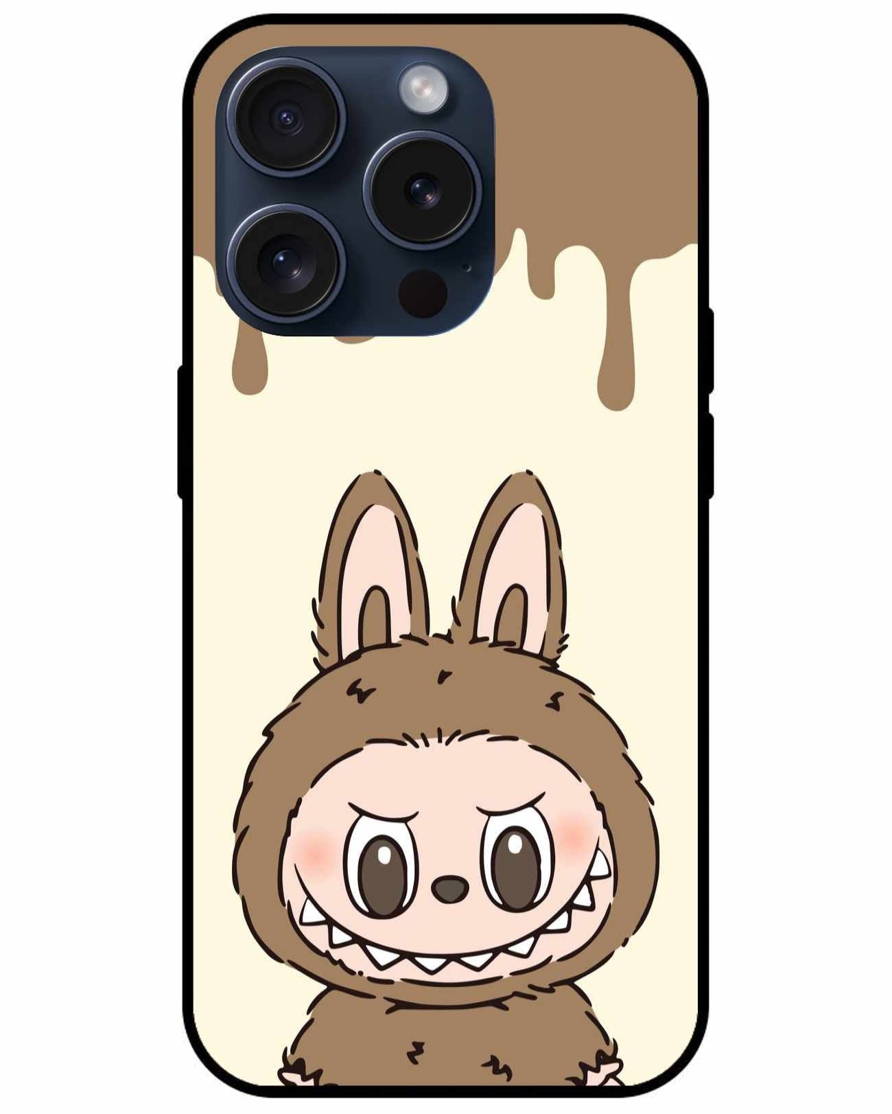 The Labubu on a beige background Original Glass Cover