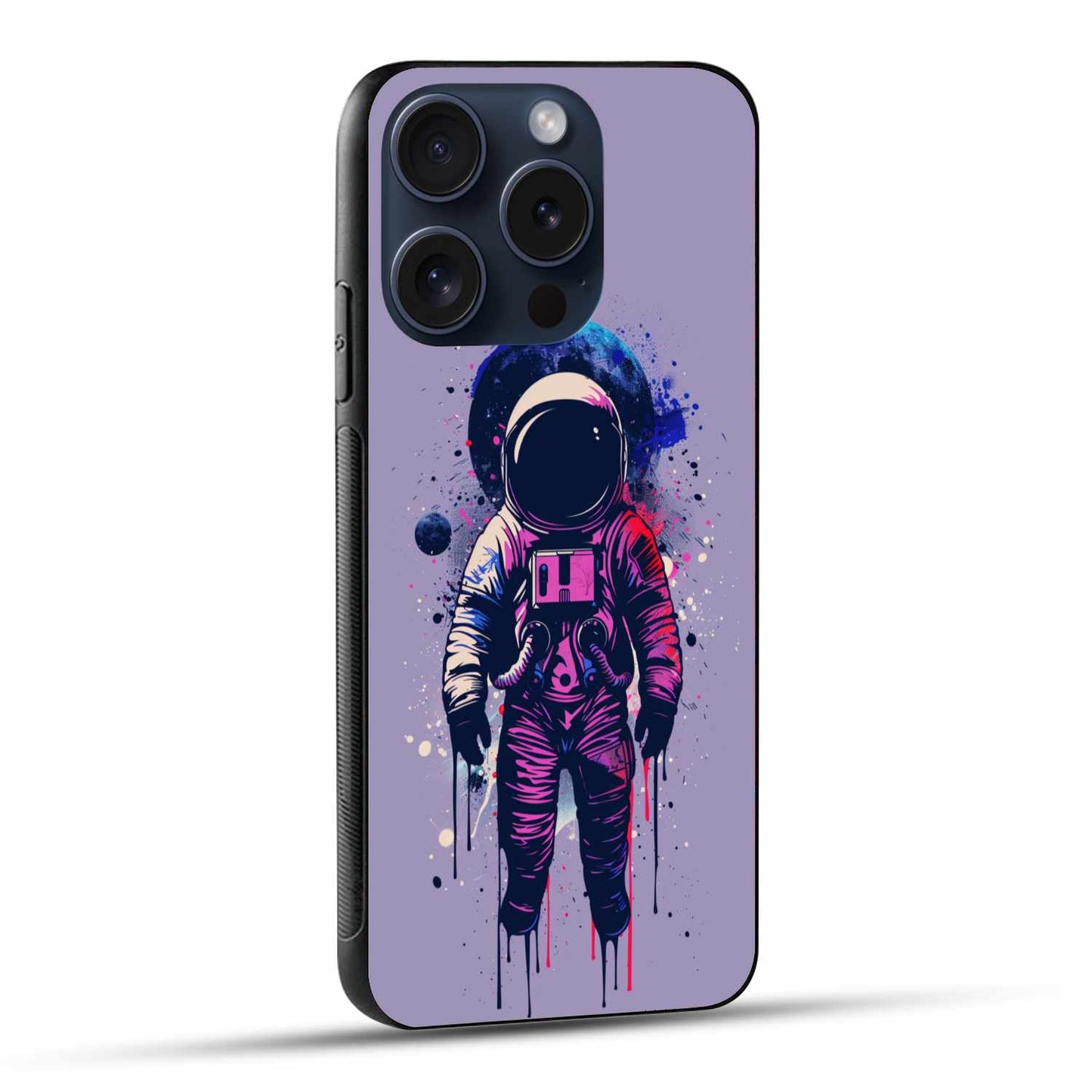 Purple Blend Melting Astronaut Original Glass Cover