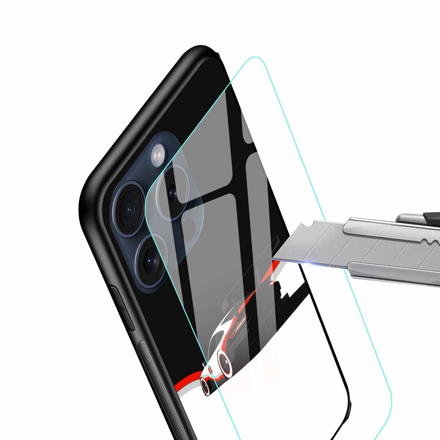 Racing Spirit – Sleek Sports Car Design Original Glass Cover
