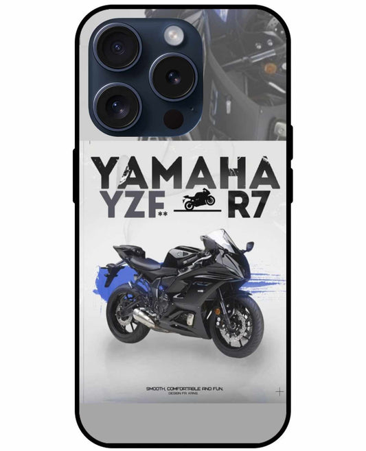 Sports Yamaha R7 Bike Design iPhone Original Glass Cover