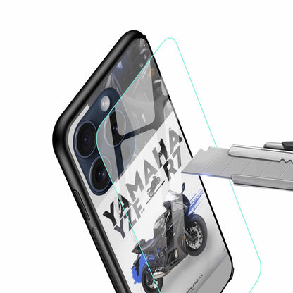 Sports Yamaha R7 Bike Design iPhone Original Glass Cover