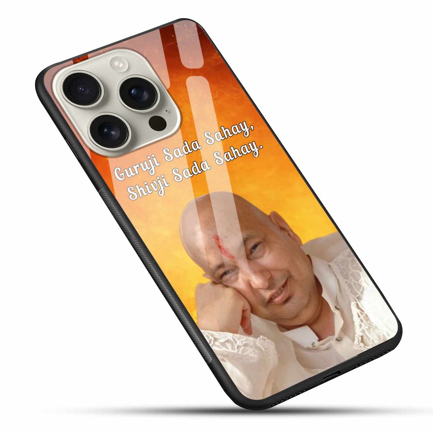 Guruji & Shivji Blessings iPhone Cover – Divine Protection