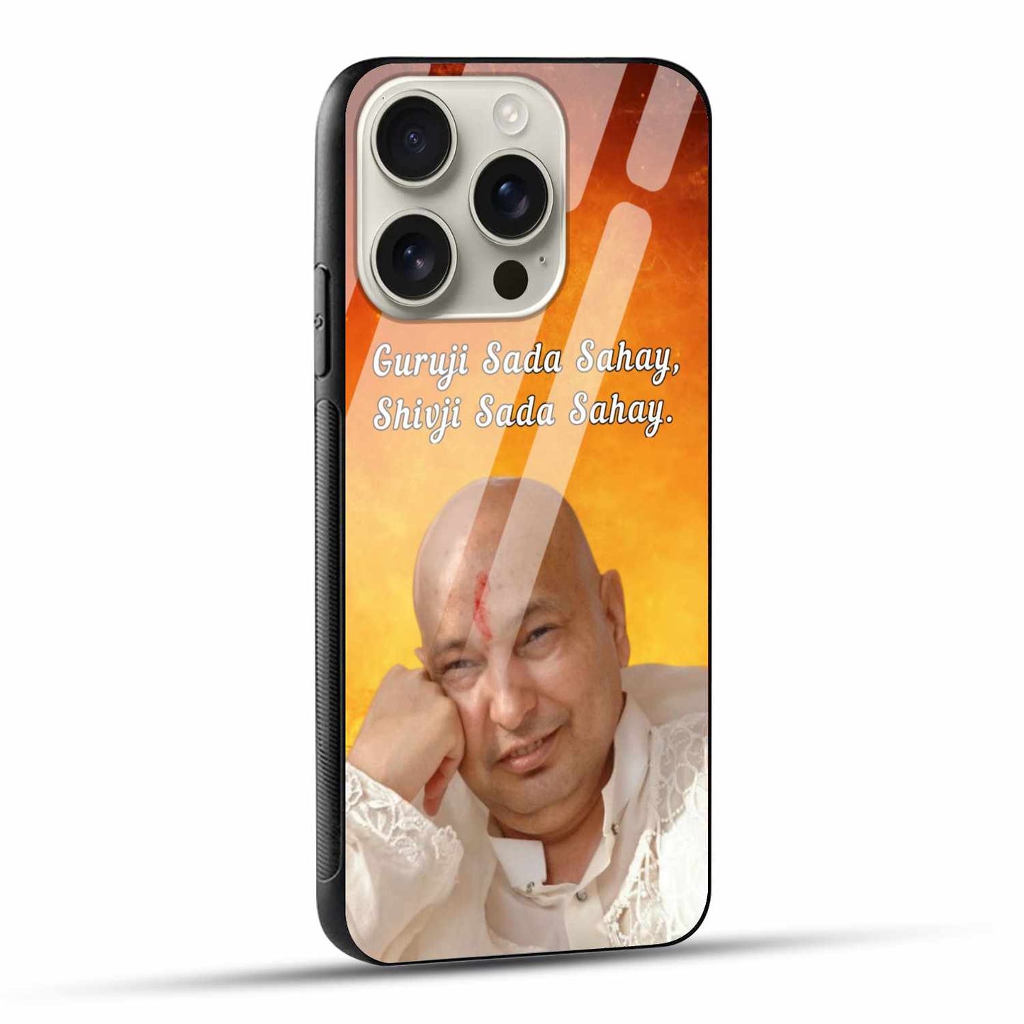 Guruji & Shivji Blessings iPhone Cover – Divine Protection