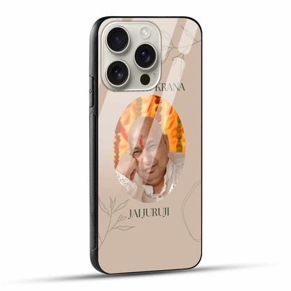 Jai Guruji Gratitude iPhone Cover – Divine Elegance