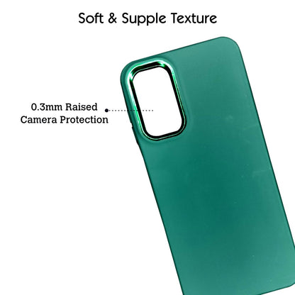 Camera Ring Slim Fit Soft & Smooth Silicone  Case and Cover - Green