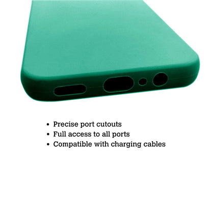 Camera Ring Slim Fit Soft & Smooth Silicone  Case and Cover - Green