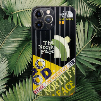 North Face for Stylish Printed cover with sillicon fibre, Bubble corner drop protection