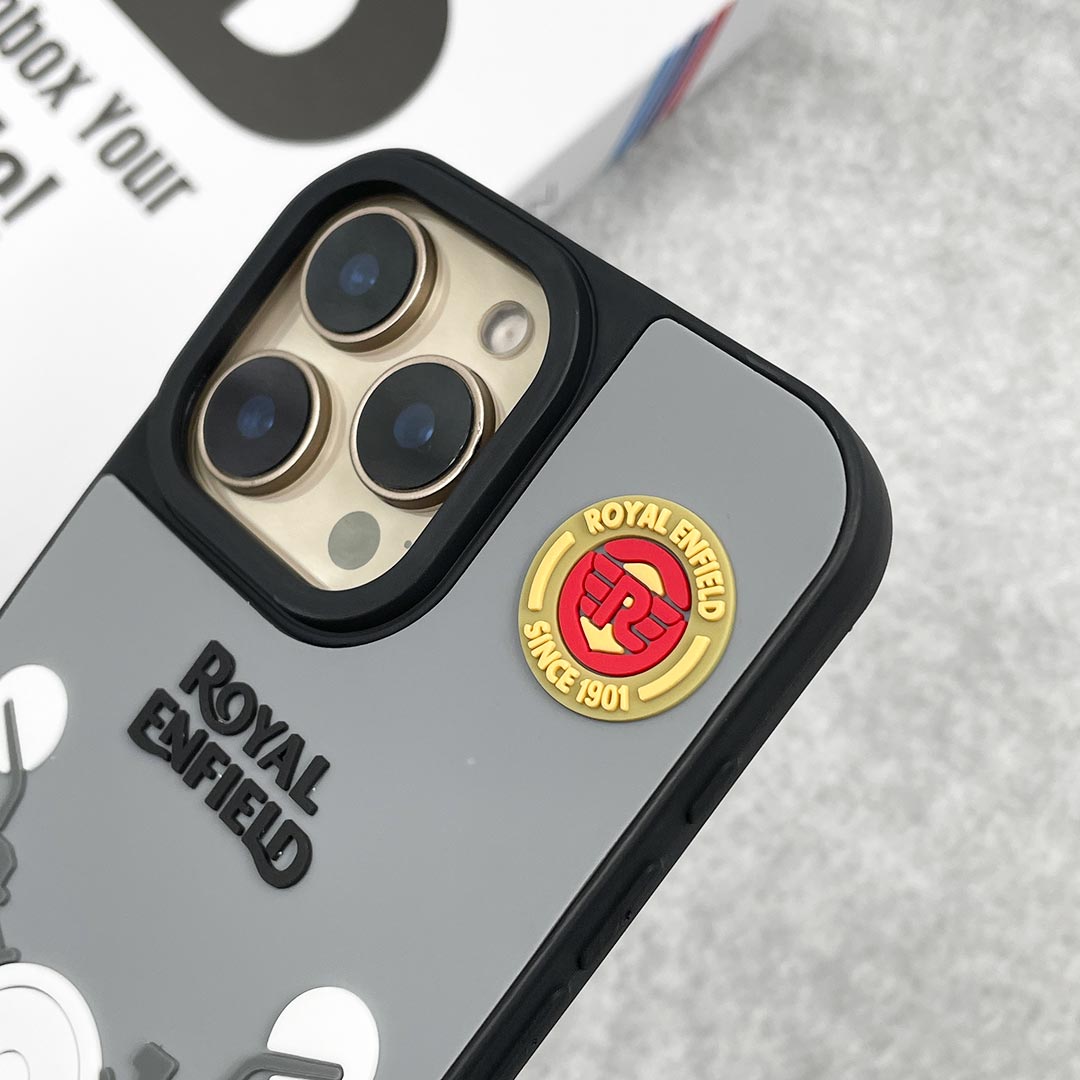 Royal Enfield Bullet Legacy iPhone Case 🏍️ | Stylish Biker Back Cover for Riders
