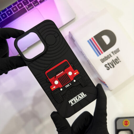 Mahindra Thar 3D Design Shockproof iPhone Case – Rugged Off-Road Style