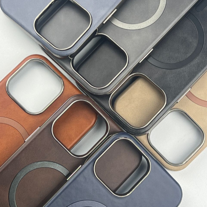 Luxury Leather Texture Magnetic Phone Cover - iPhone 13 – Covers Buy