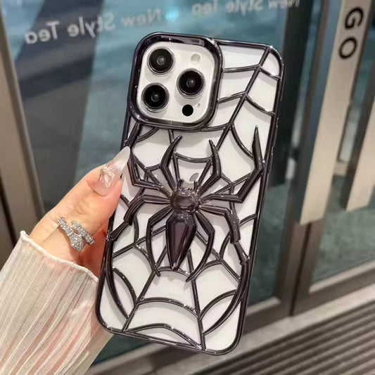 3D Spider Web Case for iPhone – Shockproof & Stylish
