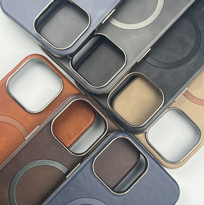 Premium MagSafe Leather iPhone Cases – Stylish & Functional