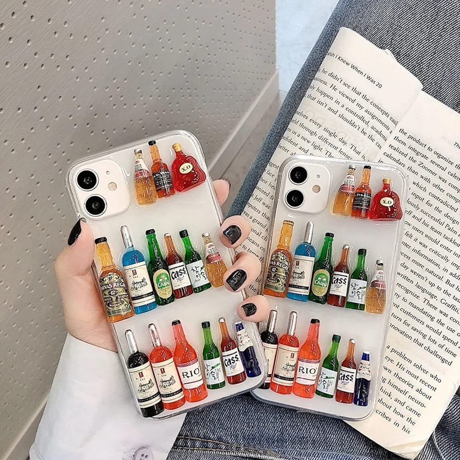 Alcohol 3D Mini Bottle iPhone Case – Pop, Style & Cheers in Your Pocket!