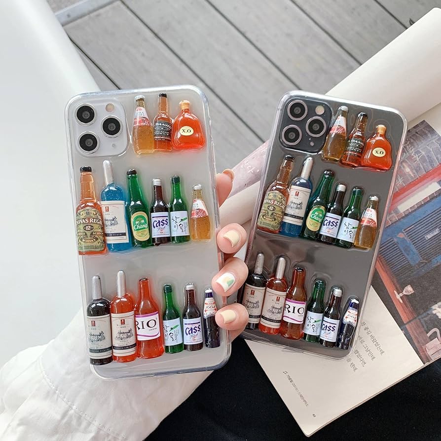 Alcohol 3D Mini Bottle iPhone Case – Pop, Style & Cheers in Your Pocket!