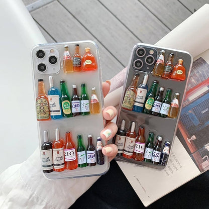 Alcohol 3D Mini Bottle iPhone Case – Pop, Style & Cheers in Your Pocket!