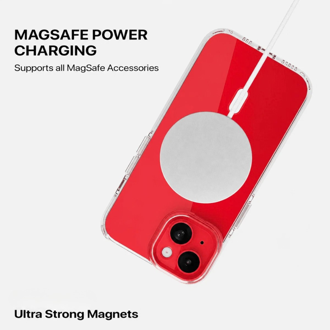 Anti-Yellow Crystal Clear MagSafe Case