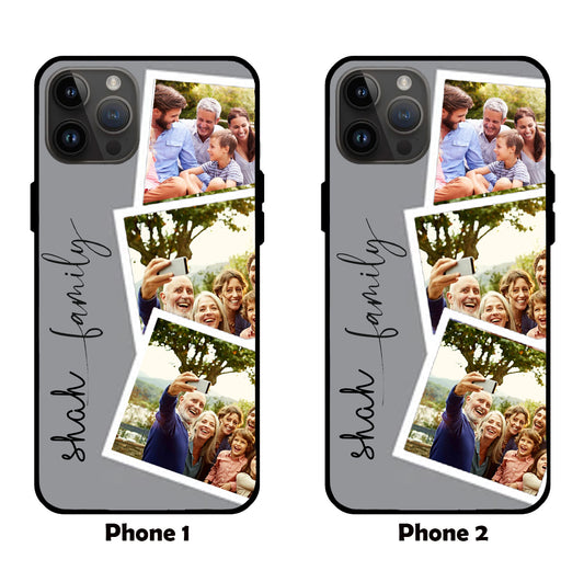 Family Ties: Personalized Glass Mobile Cover Collage