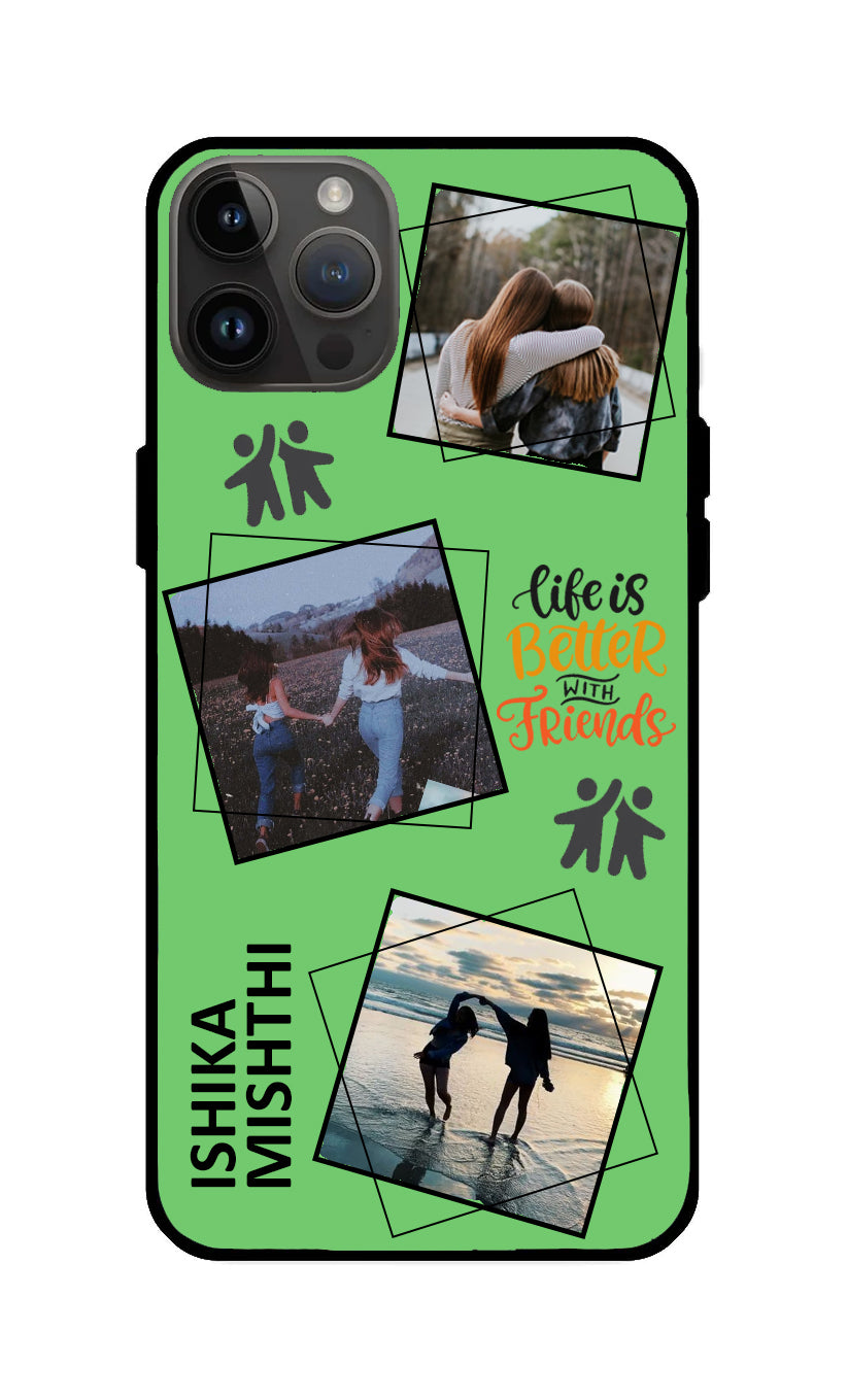 FRIENDS COLLAGE Glass Back Cover